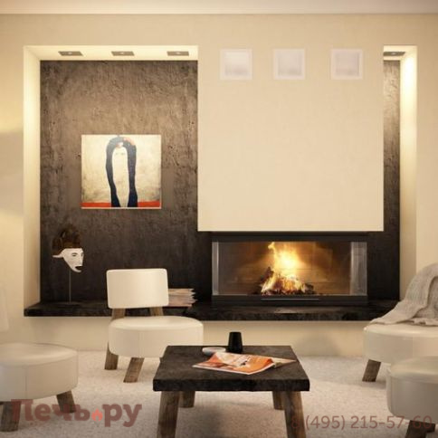 Каминная топка Totem 3 Faces 900 фото 6