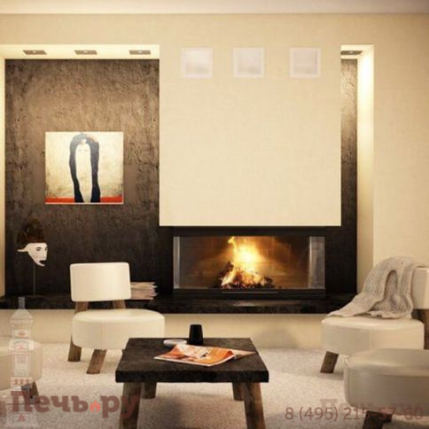 Каминная топка Totem 3 Faces Horizon 1000 фото 4