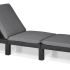 Шезлонг Дейтона (Daytona Delux) серый