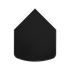 Предтопочный лист Вулкан 041-R9005 1000x800 черный