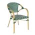 4SiS Кабри плетеный стул из искусственного ротанга, цвет зеленый