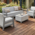 Комплект мебели Сканди (Scandi Linea 3 Seater Set ) пепельно серый