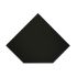 Предтопочный лист Вулкан 021-R9005 1100x1100 черный