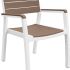 Стул Gardeck c подлокотниками Гармония (Harmony armchair) белый-капучино