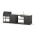 Барбекю комплекс Cronon Lounge F-108SB, 2.9 м