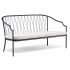 Диван двухместный металлический с подушками EMU Como