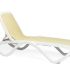Шезлонг Gardeck Nardi Omega без подлокотников, бело-бежевый