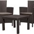 Комплект мебели Allibert Розарио балкон (Rosario balcony set) коричневый