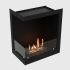 Встроенный биокамин Lux Fire угловой 555 М