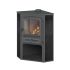 Камин Этна (БКД) угловой антрацит D115мм