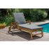 Шезлонг Royal Family PAOLO на колесиках из акации(teaklook)