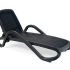 Шезлонг Gardeck Nardi Alfa с подлокотниками, антрацит