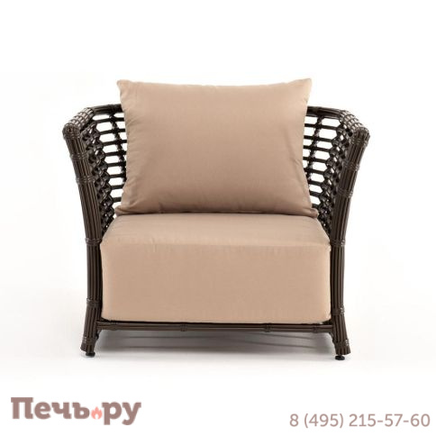 4SiS Валенсия кресло из искусственного ротанга, цвет бронзовый фото 2