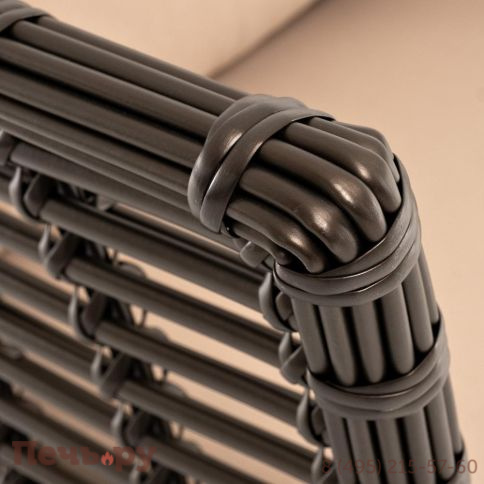 4SiS Валенсия кресло из искусственного ротанга, цвет бронзовый фото 4