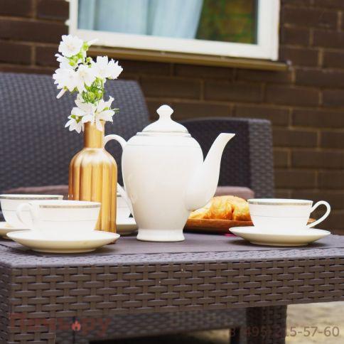 Кресло Gardeck Arizona b:rattan  (2шт.), венге (2 подушки) фото 16