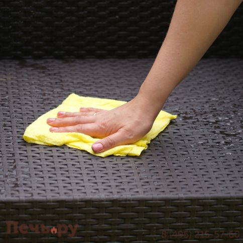 Кресло Gardeck Arizona b:rattan  (2шт.), венге (2 подушки) фото 17