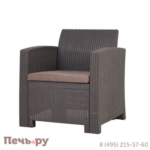 Кресло Gardeck Arizona b:rattan  (2шт.), венге (2 подушки) фото 2