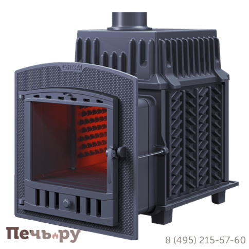 Банная чугунная печь GFS Гром 30 (П2) под обкладку фото