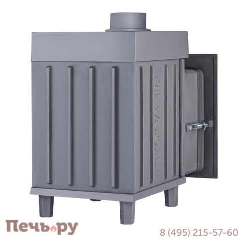 Банная чугунная печь GFS Гроза 18(М) под обкладку фото 2