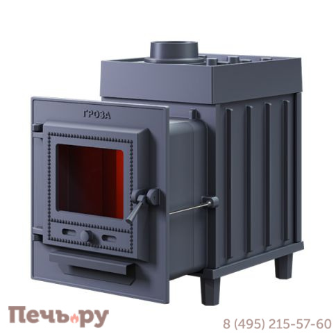 Банная чугунная печь GFS Гроза 18(М) под обкладку фото