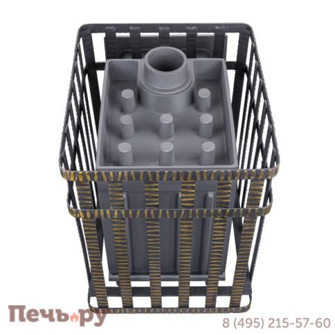 Банная чугунная печь GFS Гроза 18 (М) в сетке фото 2