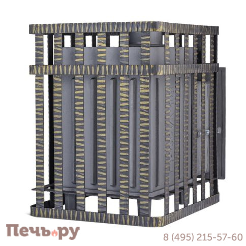 Банная чугунная печь GFS Гроза 18 (М) в сетке фото 3
