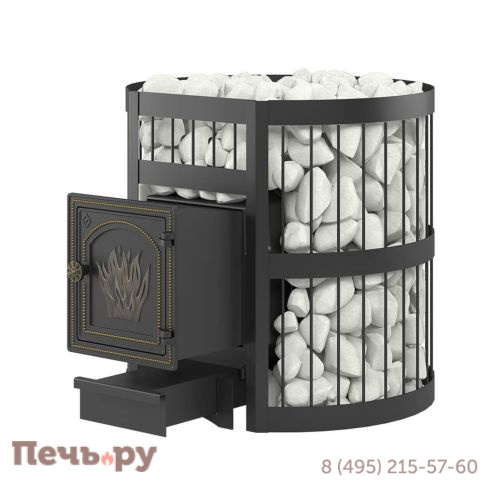 Банная чугунная печь Везувий Легенда Ретро 24 Стандарт (ДТ-4) L-280 фото