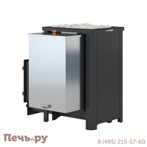 Банная чугунная печь Везувий Сенсация Аква 22 (ДТ-4) (бак приобретается отдельно) фото 3