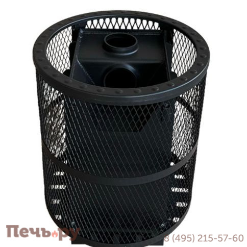Банная печь Берёзка Корвет 24 ДТ-3 сетчатый кожух фото 6