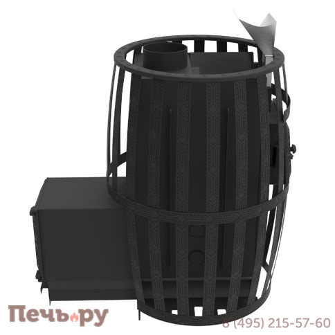 Банная печь Берёзка Витязь 18 ДТ-4 закрытая каменка фото 2
