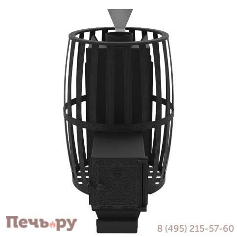 Банная печь Берёзка Витязь 18 ДТ-4 закрытая каменка фото 3