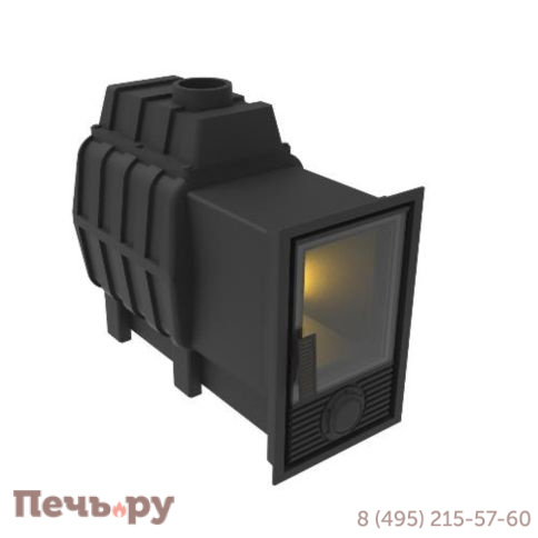 Банная печь Берёзка Воевода 15 Д-2 стекло под обкладку фото