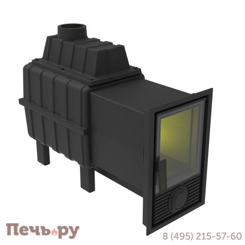 Банная печь Берёзка Воевода 20 Д-2 стекло под обкладку фото