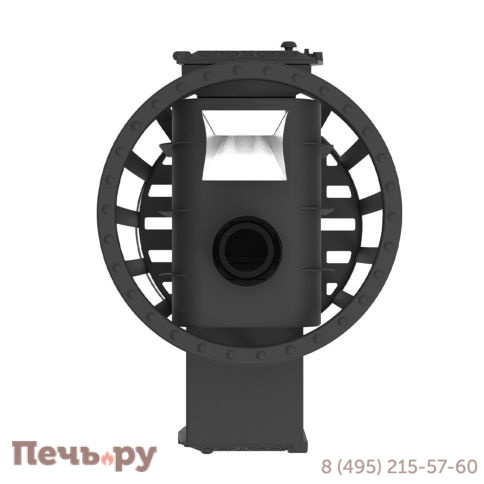 Банная печь Берёзка Воевода 20 ДТ-4 сетчатый кожух, закрытая каменка фото 5