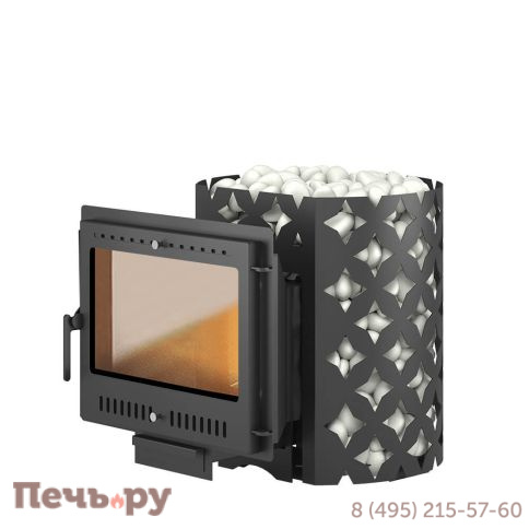 Банная печь Этна 18 (Панорама) М фото