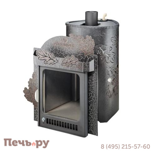 Банная печь Ферингер Классика в кожухе Дуб ПС - паровая до 23 куб. м. с закрытой каменкой фото