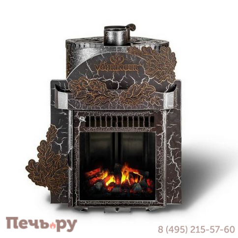 Банная печь Ферингер Малютка ПС - паровая- Экран Дуб до 16 куб. м. фото 2