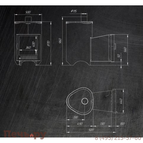 Банная печь Ферингер Оптима ПФ в кожухе Стандарт - паровая -  до 28 куб.м. фото 6