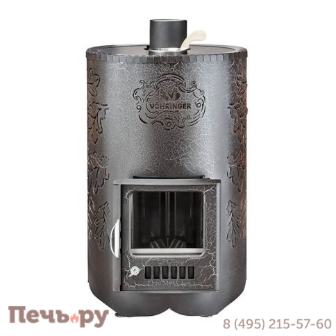 Банная печь Ферингер Уют-18 ПФ в кожухе Дуб для парной объёмом до 18 куб. м. фото 2