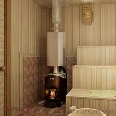 Банная печь Grill'D Aurora 160 short фото 2