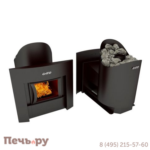 Банная печь Grill'D Aurora 160 window фото