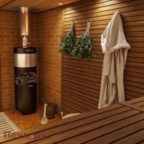 Банная печь Grill'D Aurora 160A Trio long (с баком) фото 3