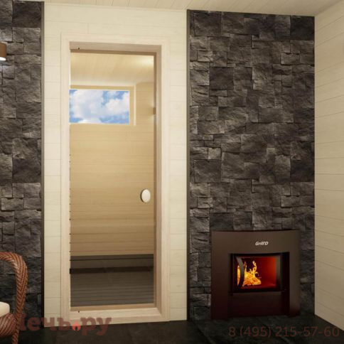 Банная печь Grill'D Aurora 160A Trio window (с баком) фото 2