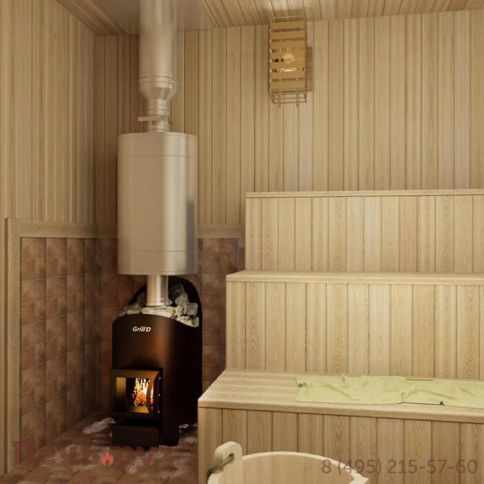 Банная печь Grill’D Aurora 180 Short фото 5