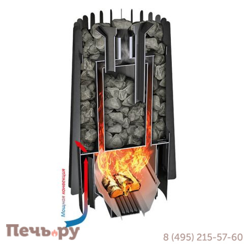 Банная печь Grill’D Cometa 180 Vega Long Window Max фото 4