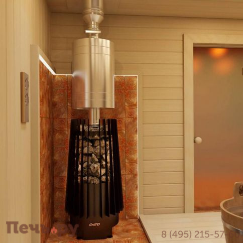 Банная печь Grill'D Cometa Vega 180 long фото 3