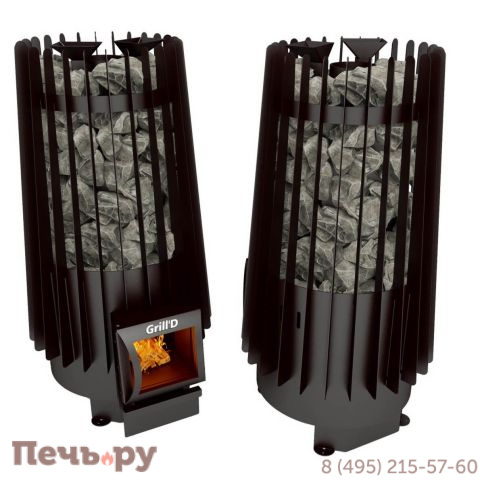 Банная печь Grill'D Cometa Vega 180 short black фото