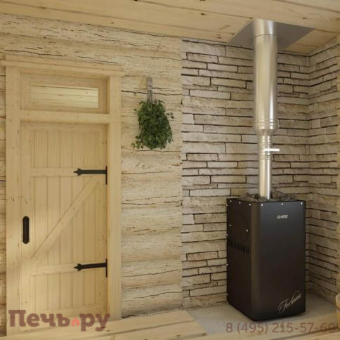 Банная печь Grill’D Fortuna 200 window black фото 2