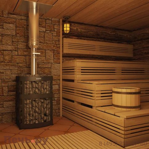 Банная печь Grill’D Fortuna 200G window black фото 4