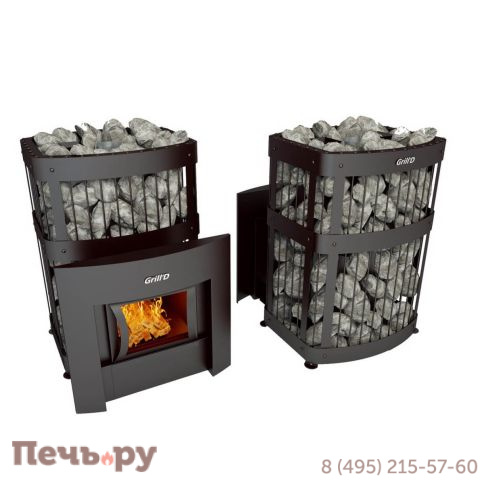 Банная печь Grill’D Fortuna 200G window black фото
